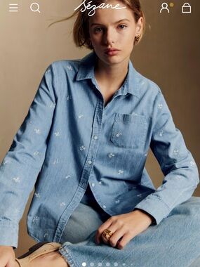 Sezane tomboy shirt